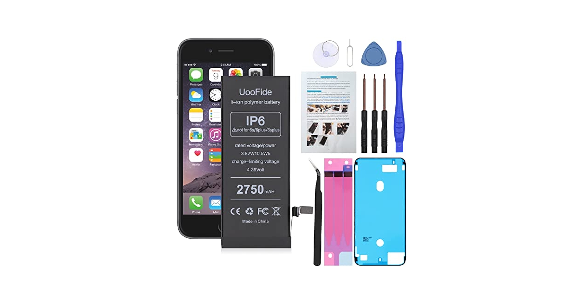 Apple iPhone 6 シルバー バッテリー新品 バッテリー新品】Apple iPhone 6 シルバー 本体 - メルカリ